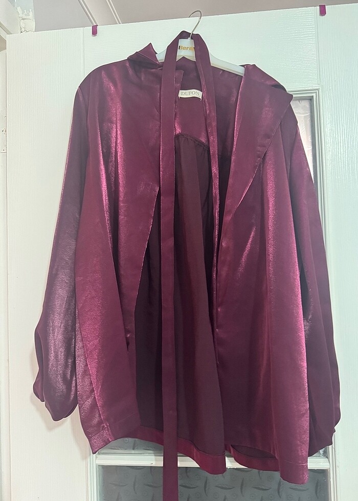 Yeni sezon organize parlak ceket - Görsel 3