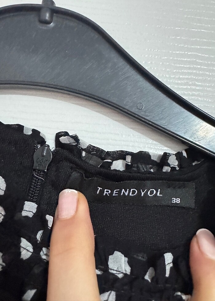 Puantiyeli elbise - Görsel 2