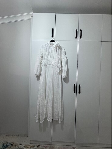 Beyaz nikah elbisesi - Görsel 5