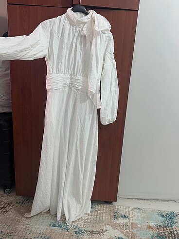 Beyaz nikah elbisesi - Görsel 7