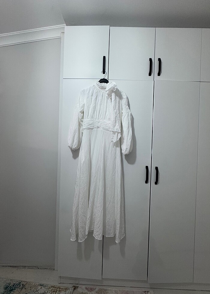 Beyaz nikah elbisesi - Görsel 5