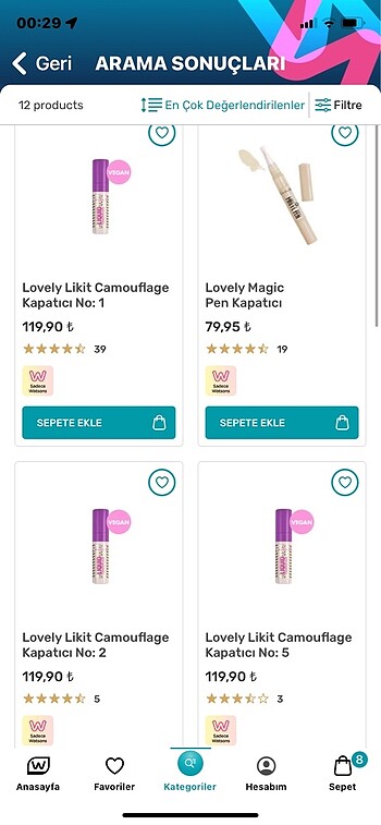 Beden Lovely kapatıcı soft 01