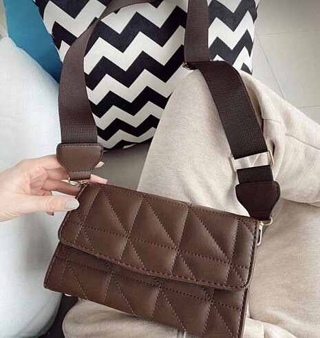 Purse kolonlu askılı omuz çantası