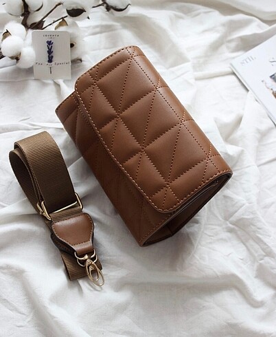 Purse kolonlu askılı omuz çantası
