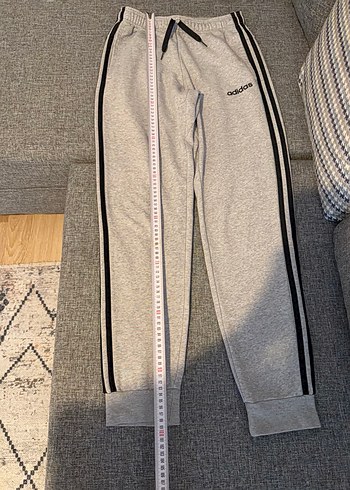 Adidas Gri Fermuarlı Erkek Eşofman Takımı - Görsel 9