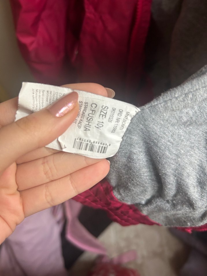 Kız Çocuk Pembe Fermuarlı Yağmurluk - Görsel 2