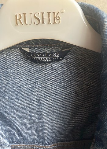 Düğmeli Mavi Kadın Denim Ceket - Görsel 2