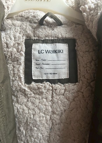 Gri Süet Düğmeli Midi çocuk mont - Görsel 3