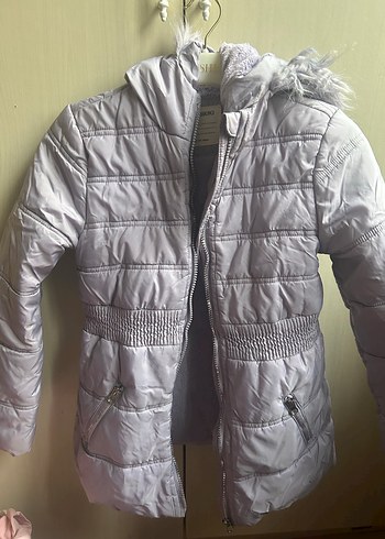 Gri Fermuarlı Kadın Midi Mont - Görsel 2