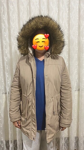 40 Beden ten rengi Renk Kışlık mont