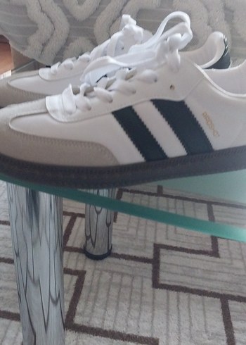 Beyaz Gri Kadın Spor Ayakkabı - Görsel 4