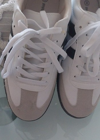 Beyaz Gri Kadın Spor Ayakkabı - Görsel 2