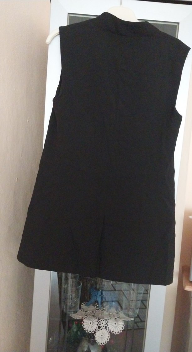 bayan kumaş yelek - Görsel 5