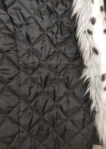 Leopar Desenli Kürk Detaylı Kadın Yelek - Görsel 5