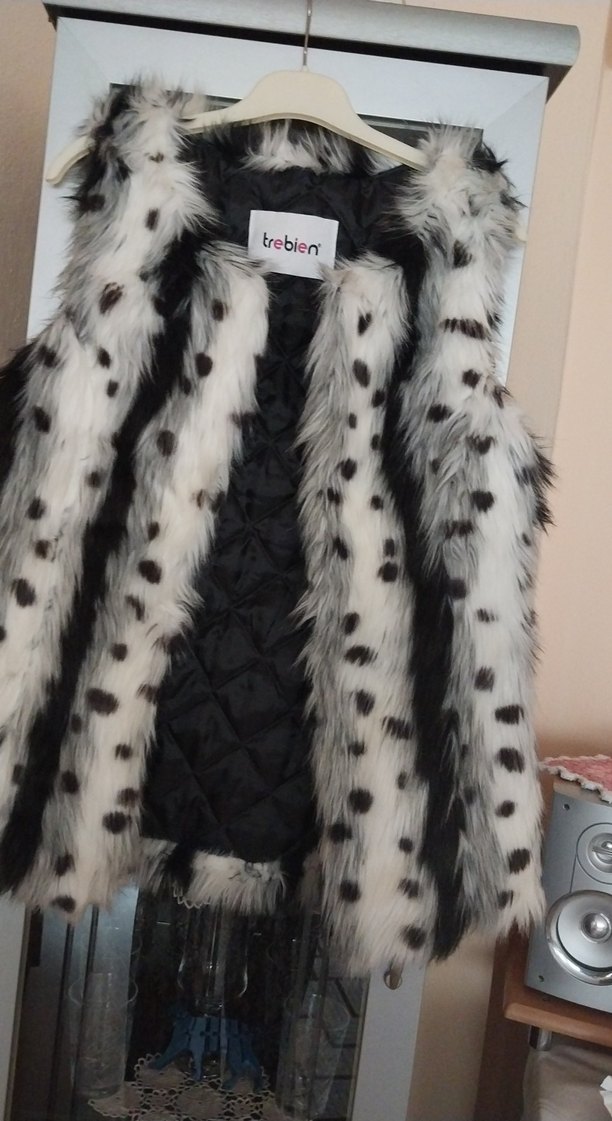 Leopar Desenli Kürk Detaylı Kadın Yelek - Görsel 2