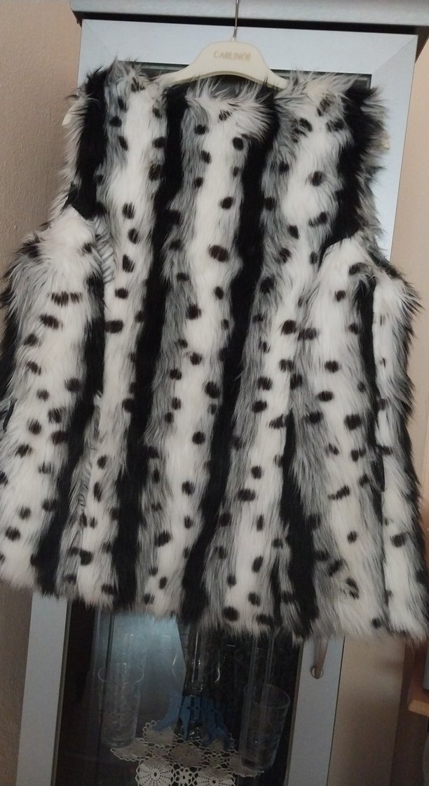 Leopar Desenli Kürk Detaylı Kadın Yelek - Görsel 3