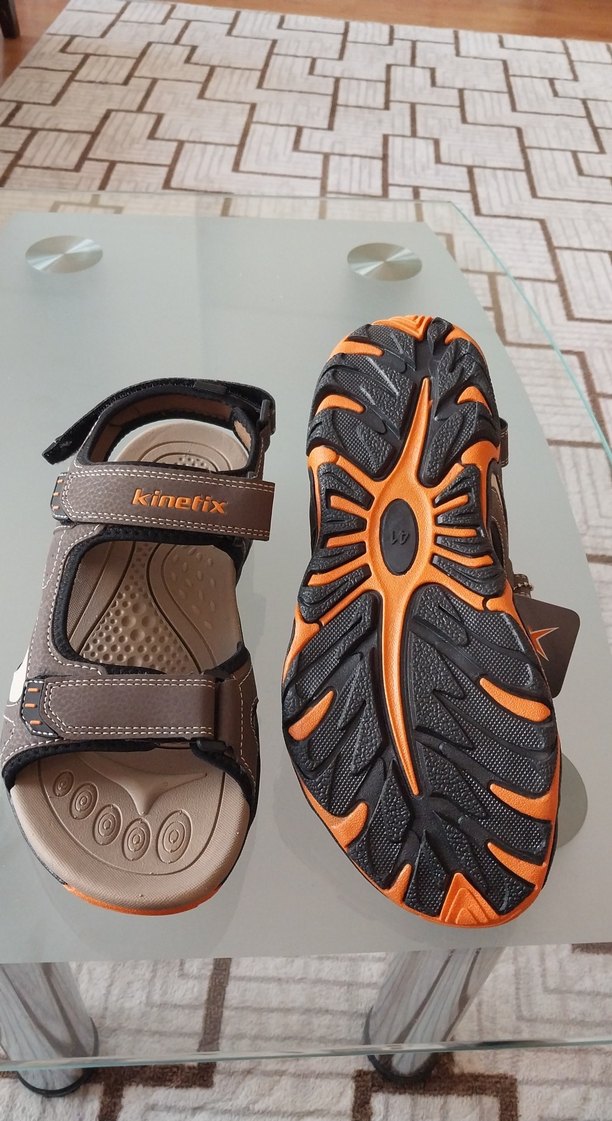 Kinetix Erkek Kahverengi Kayışlı Sandalet - Görsel 4