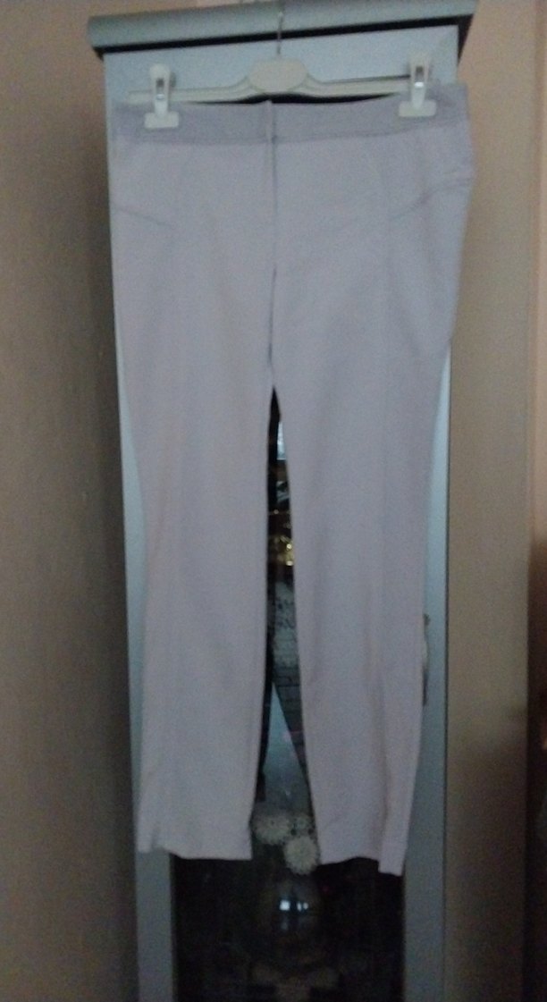 gri Kadın Kumaş Pantolon - Görsel 2