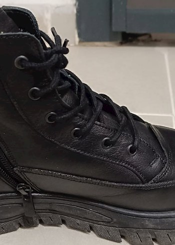 Siyah Erkek Voyager Bağcıklı Bot - Görsel 4