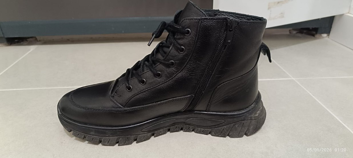 Siyah Erkek Voyager Bağcıklı Bot - Görsel 3