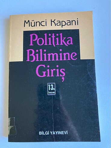 Politika Bilimine Giriş Münci Kapani