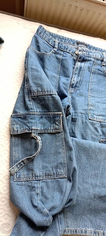 38 Beden mavi Renk trendyolmilla kargo jean