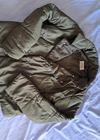 Düğmeli Midi Boy Kadın Mont - Görsel 2