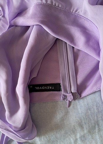 Pastel Mor kadın elbise - Ana görsel