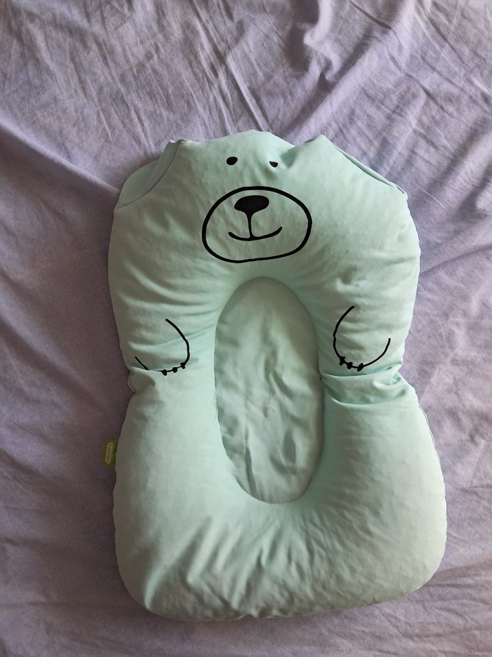 Gri Ayıcık Desenli Bebek yıkama aparatı - Görsel 2