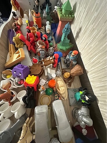 Beden Renk 3D Figürler