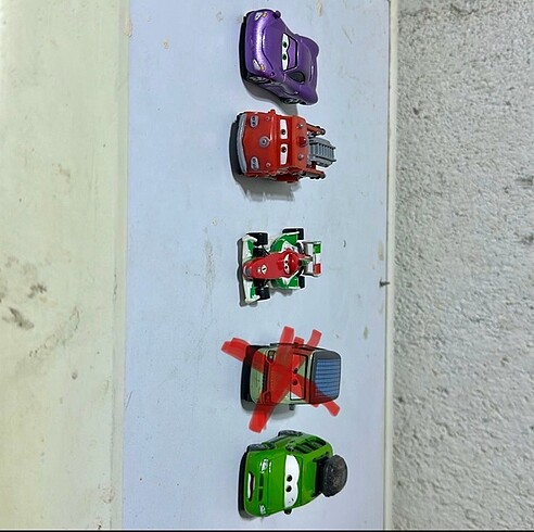 Cars disney pixar figürleri