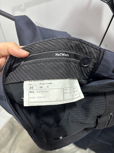 46 Beden lacivert Renk Network takım elbise