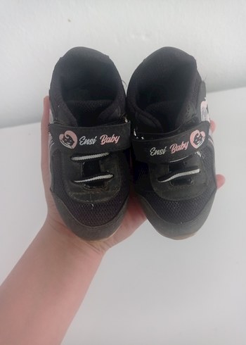 Kız Çocuk Siyah Punk Tarzı Spor Ayakkabı - Görsel 5