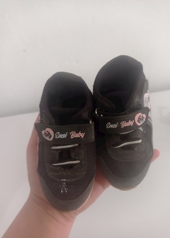 Kız Çocuk Siyah Punk Tarzı Spor Ayakkabı - Görsel 4