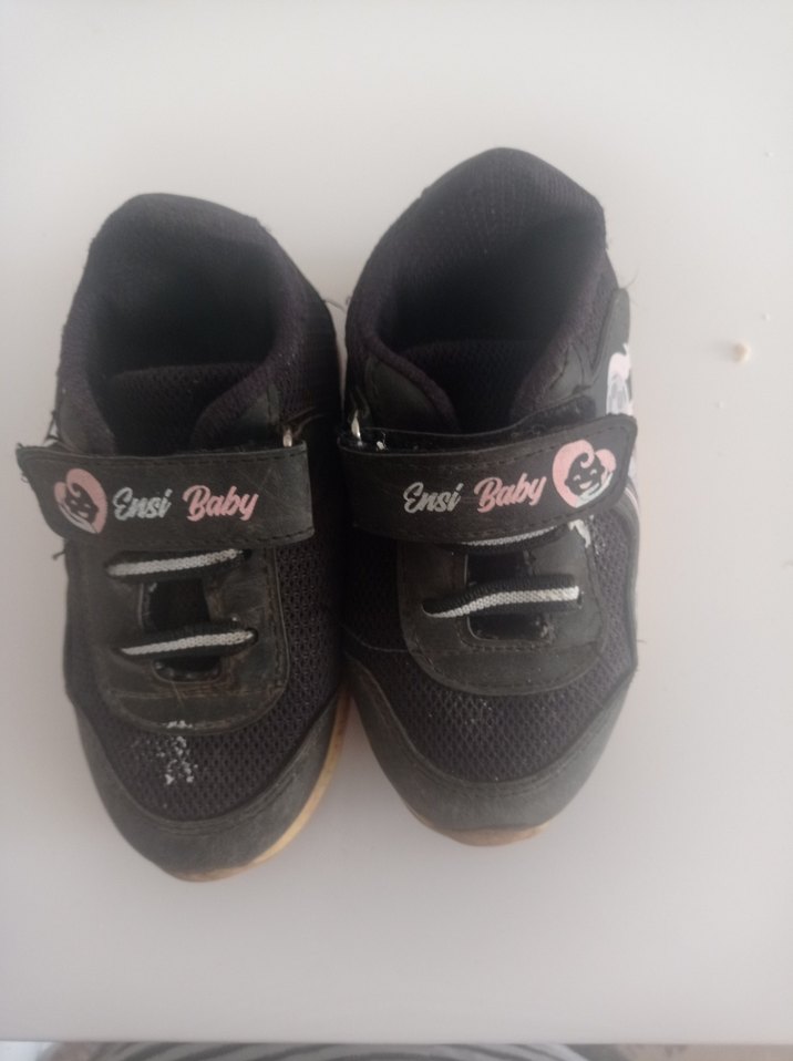 Kız Çocuk Siyah Punk Tarzı Spor Ayakkabı - Görsel 3