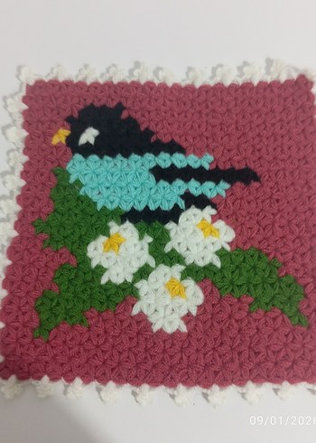 Renkli Baykuş Desenli Banyo lifi - Görsel 3