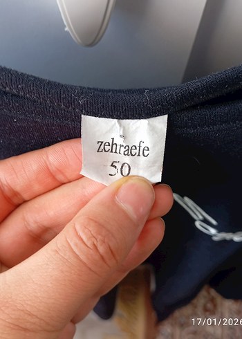 Uzun Kollu Siyah Salaş Tunik - Görsel 3