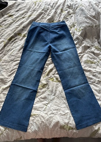Diğer Bohem Tarzı Lacivert Kadın Denim Pantolon