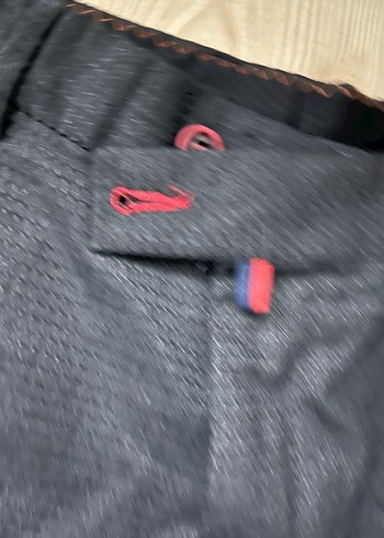 Düğmeli Gri Erkek Denim Pantolon - Görsel 3