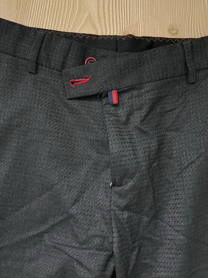 Düğmeli Gri Erkek Denim Pantolon - Görsel 2