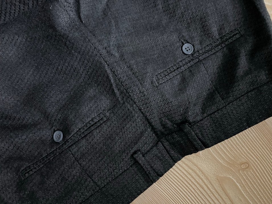 Düğmeli Gri Erkek Denim Pantolon - Görsel 4