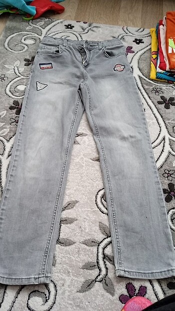 Gri kot pantolon 