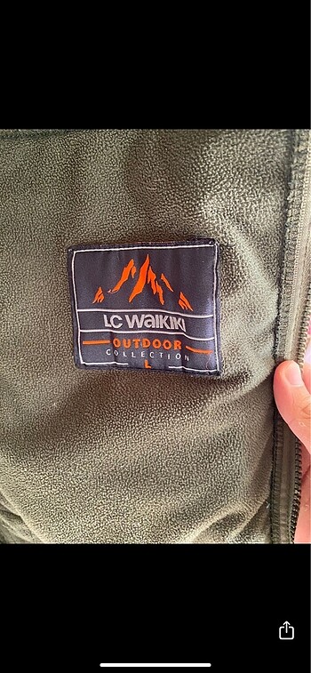l Beden haki Renk Erkek outdoor haki mont