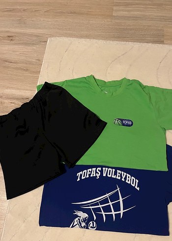 Tofaş Voleybol kız çocuk şort tişört takım - Görsel 2