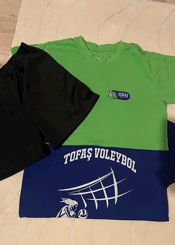 Tofaş Voleybol kız çocuk şort tişört takım - Görsel 4