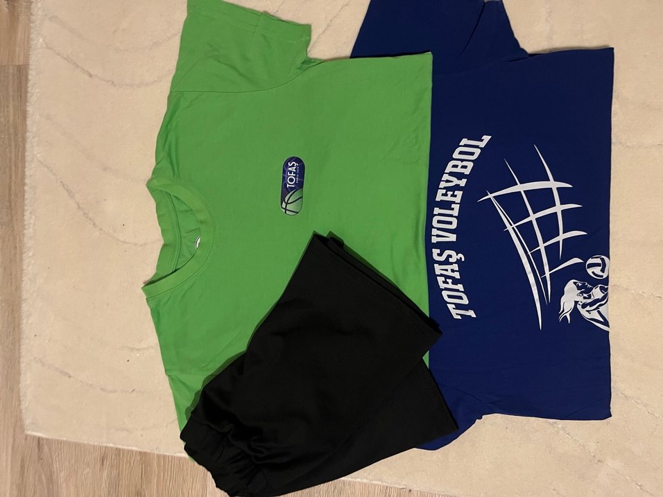Tofaş Voleybol kız çocuk şort tişört takım - Görsel 5
