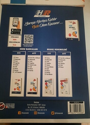  Beden HIZ VE RENK AYT Fizik Soru Bankası 
