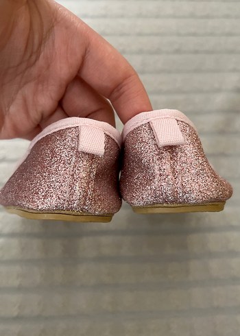 Pembe Simli Kız Babet Ayakkabı - Görsel 5