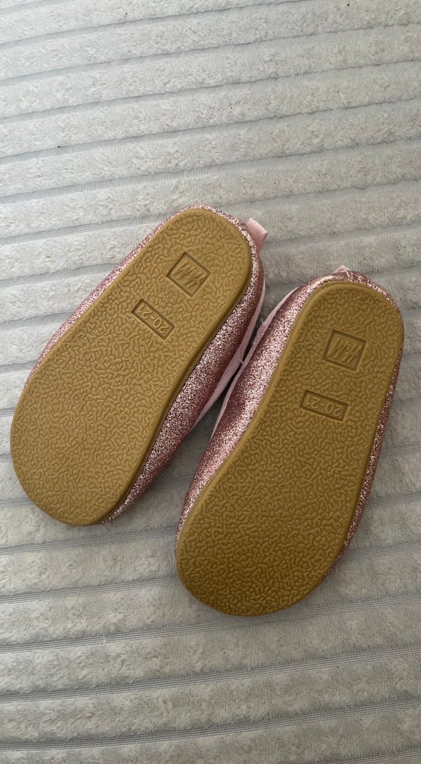 Pembe Simli Kız Babet Ayakkabı - Görsel 3