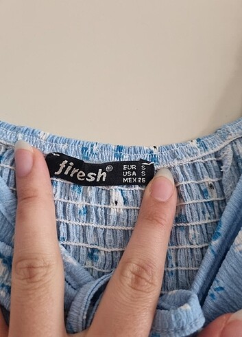 s Beden mavi Renk Yazlık Elbise